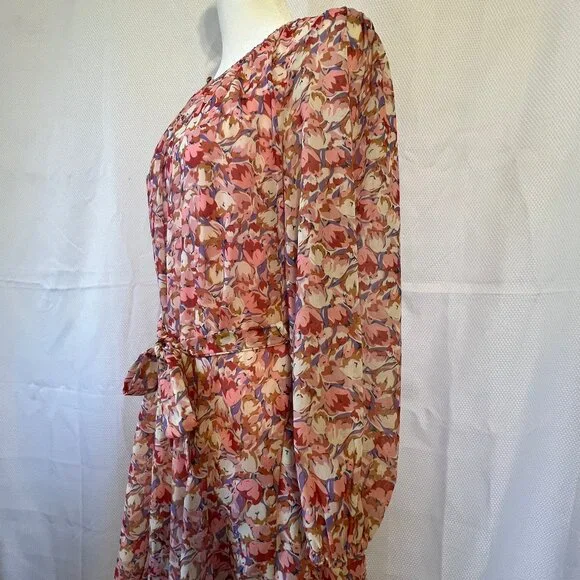 Kori Pink Floral Dress - Picture 3 of 15